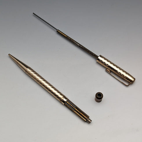 英國復古 Yard O' Red 捲金自動鉛筆(附盒子)